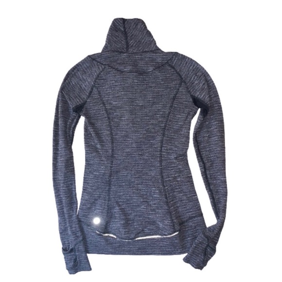 Lululemon Think Fast Pullover Sweater Jacket Top 2 Gray - Picture 4 of 12